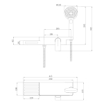 Смеситель для ванны и душа Lemark Unibox (LM6903CW)