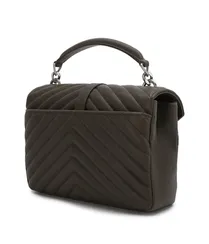 Женская сумка Saint Laurent College Monogram Medium серый