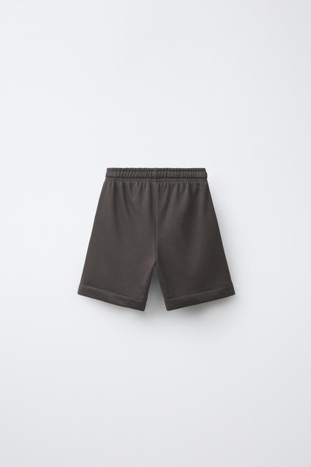 ZARA НАБОР ИЗ ДВУХ ОДНОТОННЫХ БЕРМУДОВ, СЕРЫЙ/СИНИЙ