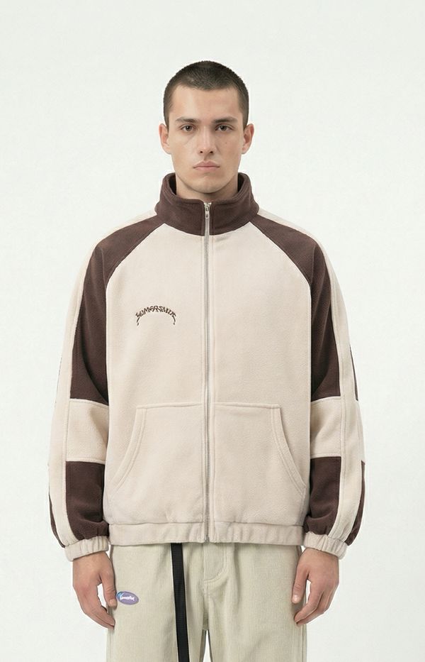 Толстовка Turbo fleece Zip песочный/коричневый - фото 1
