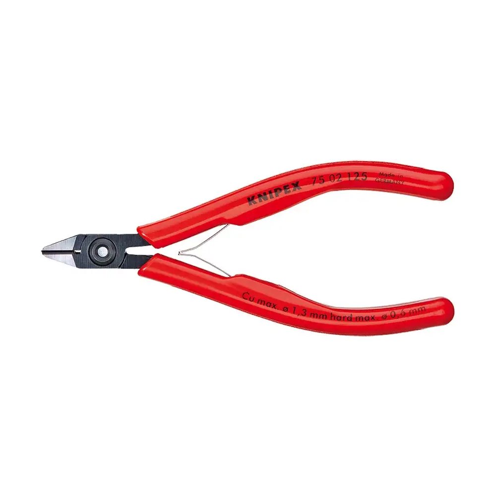 Кусачки боковые для электроники чернёные 125 мм Knipex 75 02 125 SB