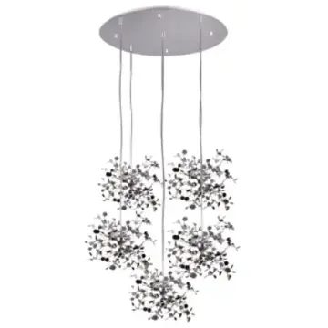 Подвесная люстра 15*G9 L5PR721134 хром Extra Lightstar