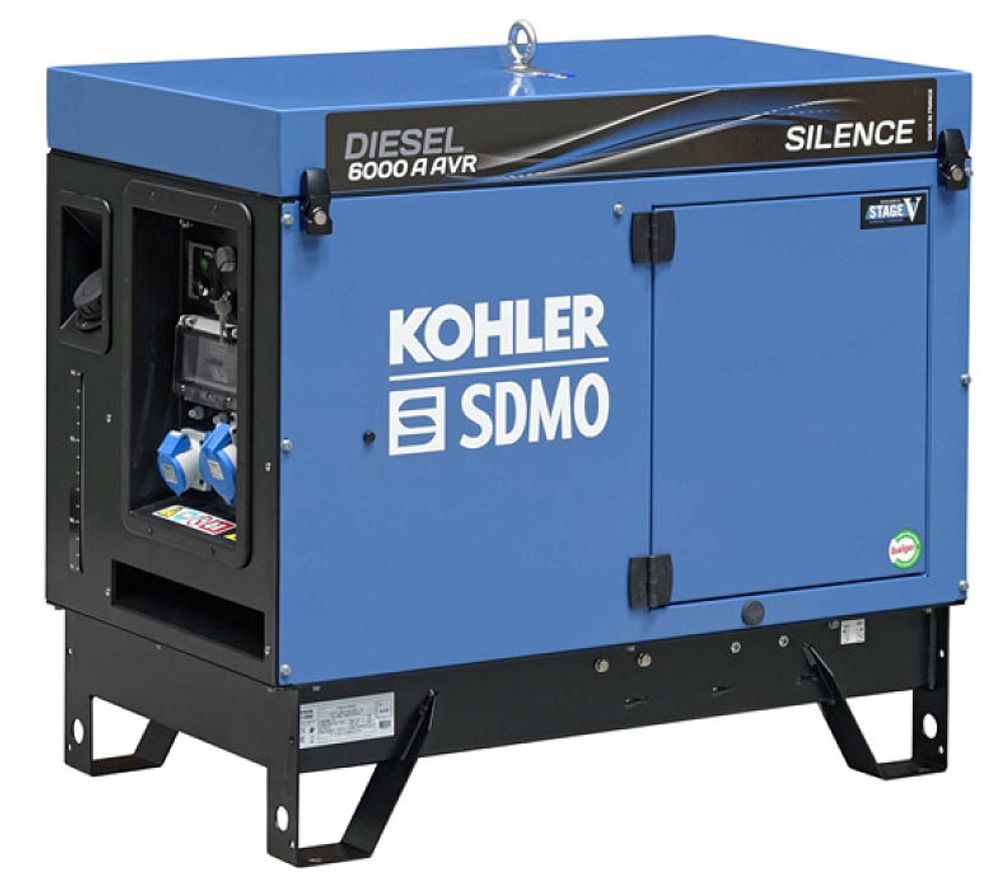 Дизельный генератор SDMO DIESEL 6000 A AVR SILENCE C5 Дизельный генератор SDMO DIESEL 6000 A AVR SILENCE C5