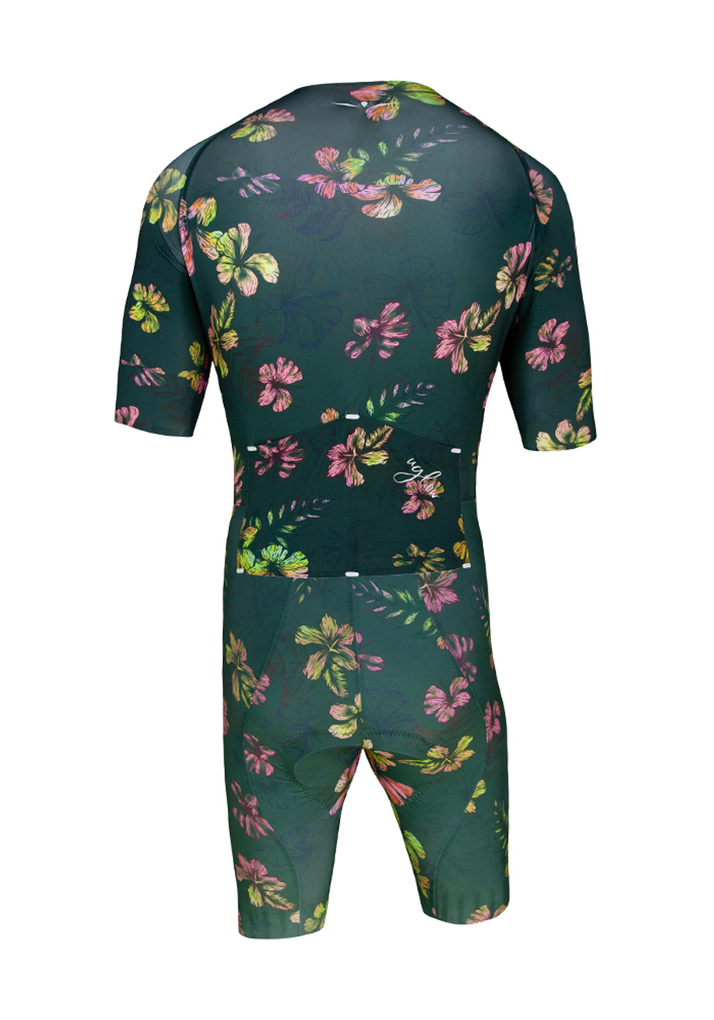 ВЕЛОКОСТЮМ SPEED TT SUIT | HIBISCUS FLORAL DARK GREEN