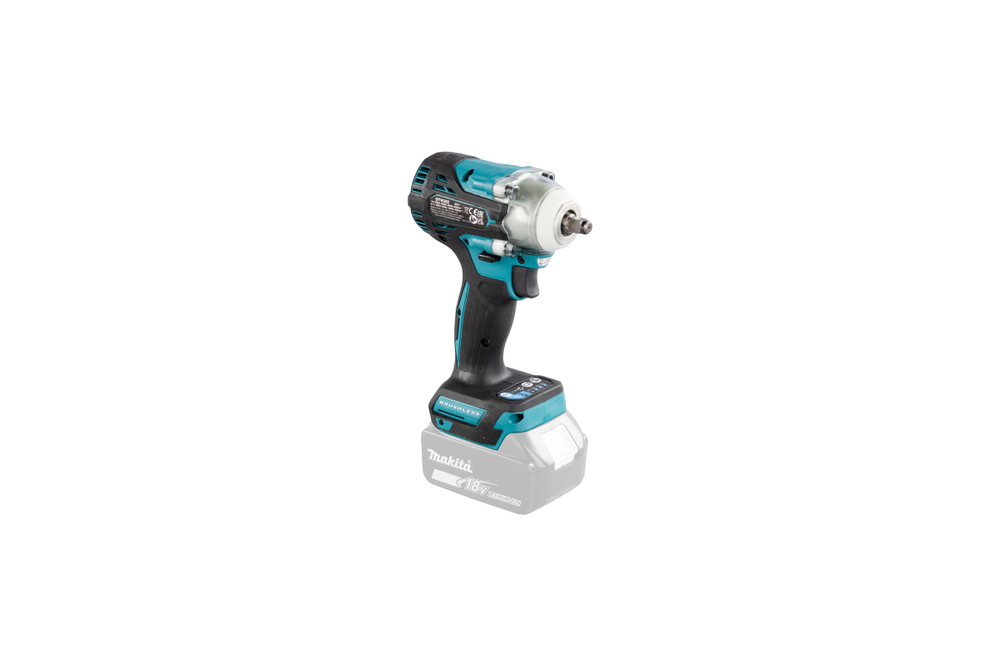 Аккумуляторный ударный гайковерт Makita бесщеточный, 18 В, Li-ion, BL-мотор, 0-3200 об\мин, 0-4000 уд\мин, 300 Нм, 4 скорости, 3\8", подсветка, М10-М20, б/акк и ЗУ DTW302Z