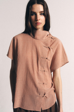 РУБАШКА С ЗАСТЕЖКАМИ-ТОГГЛАМИ ZW COLLECTION — ZARA