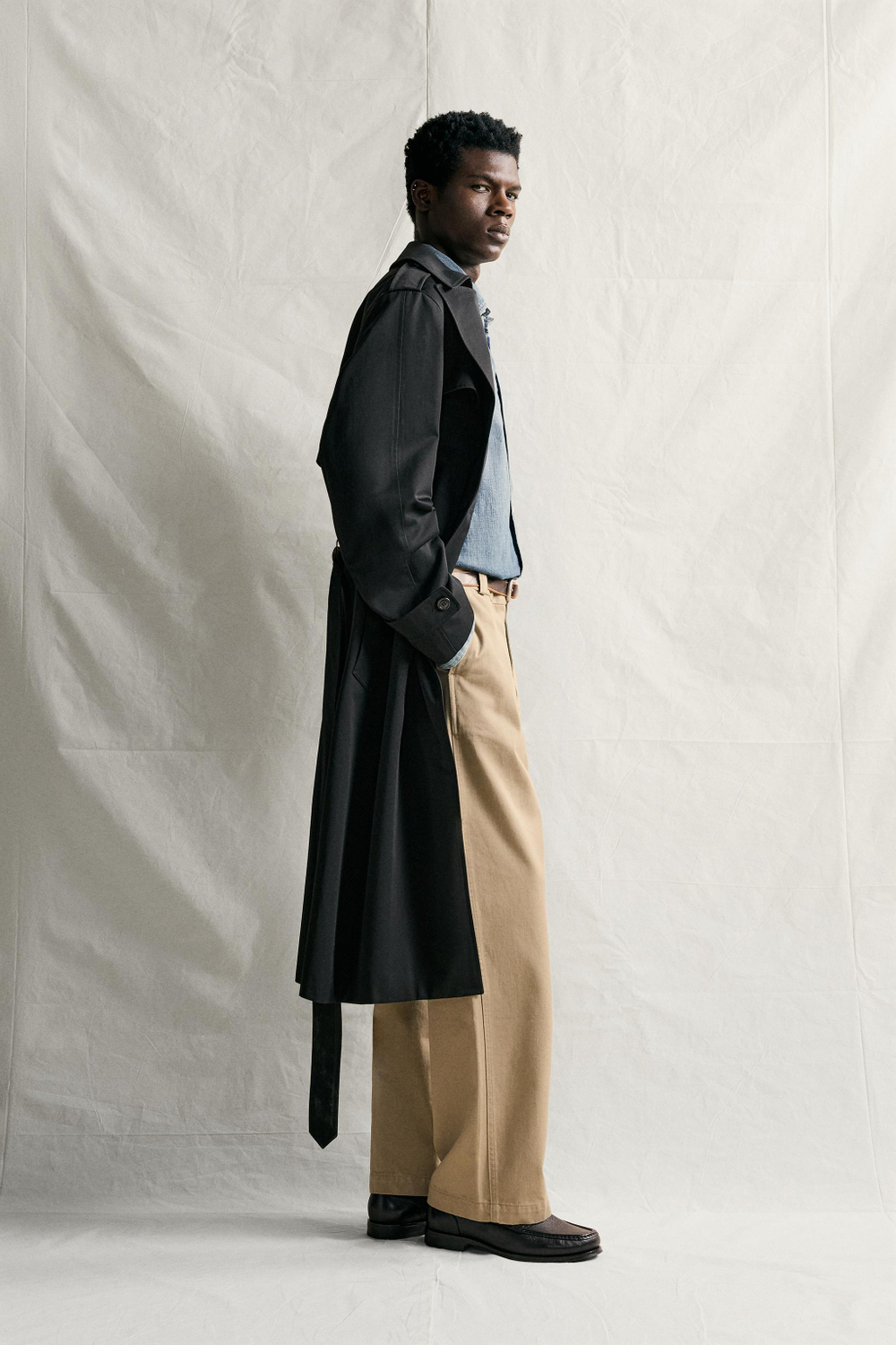 ВОДООТТАЛКИВАЮЩИЙ ТРЕНЧ MANTECO® — ZARA