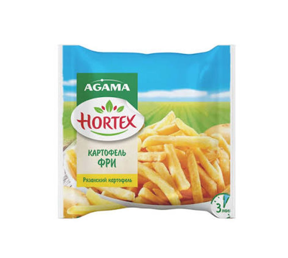 Картофель фри соломка 700гр АГАМА HORTEX 1/8