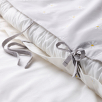 Комплект постельного белья IKEA NATTSLANDA (НАТТСЛЭНДА), Детский, Серый с рисунком, 150х200, 50х80 см