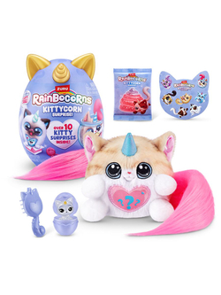Мягкая игрушка Rainbocorns Котенок Kittycorn 92104pink