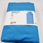Комплект постельного беля синий IKEA ANGSLILJA пододеяльник 150х200 и наволочка, 50х60 см (Из Финляндии)