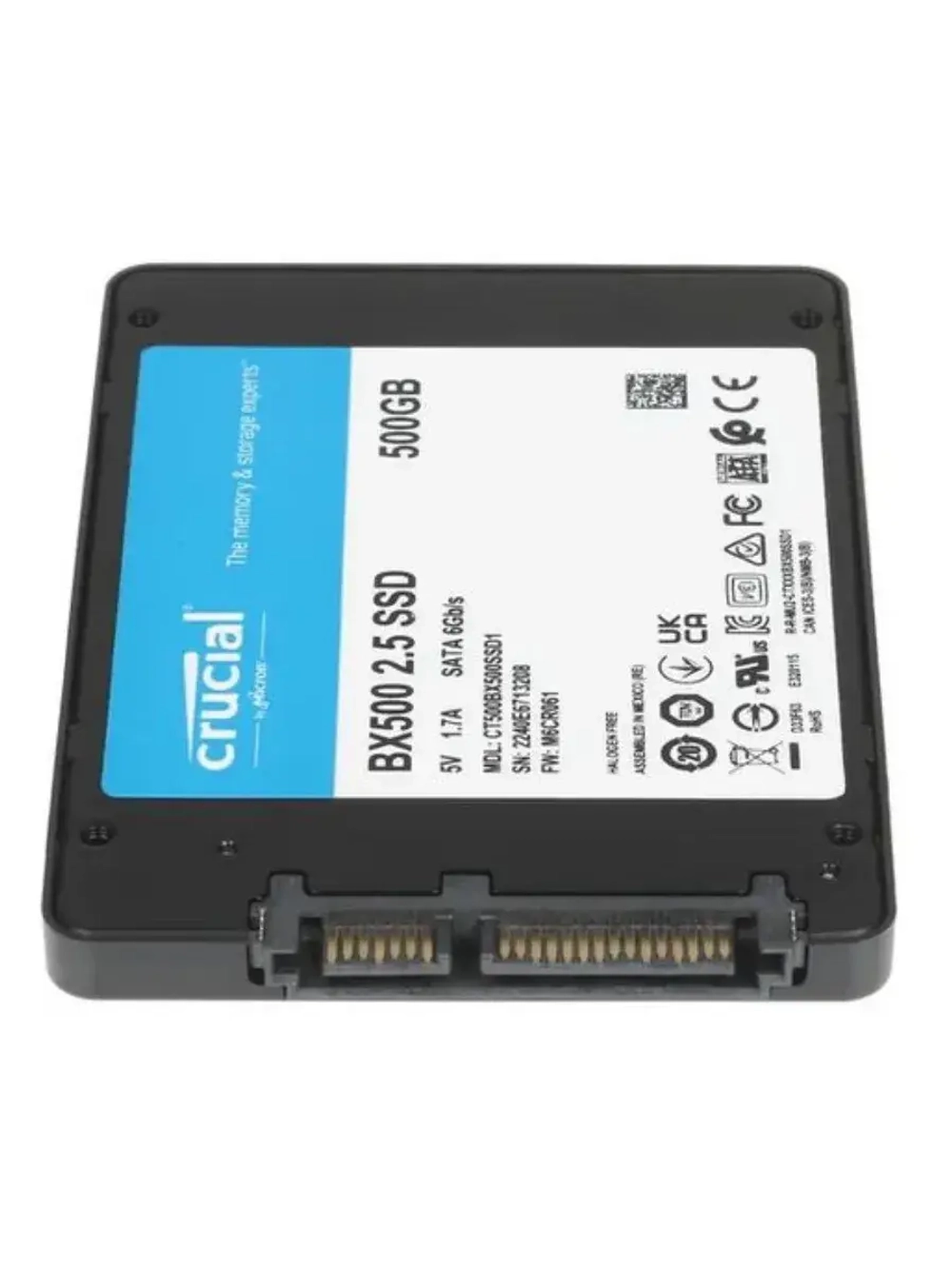 500 ГБ 2.5" SSD накопитель BX500 CT500BX500SSD1