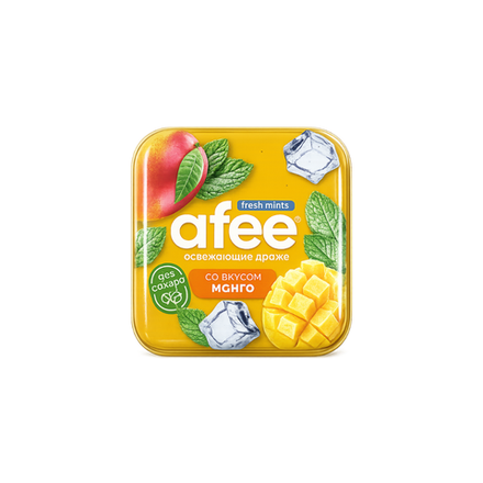 Драже без сахара AFEE Манго 20 гр