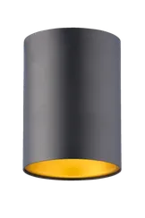 Светильник накладной Rilon HDL-3160-130-BK/Gold, 35 Вт, золотой и чёрный