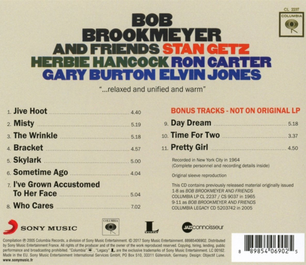 Bob Brookmeyer / Bob Brookmeyer & Friends (CD)
