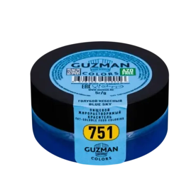 Лазурный берег -жирорастворимый краситель GUZMAN -5г