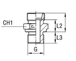 Штуцер FB DL22 BSP 3/4 (корпус)