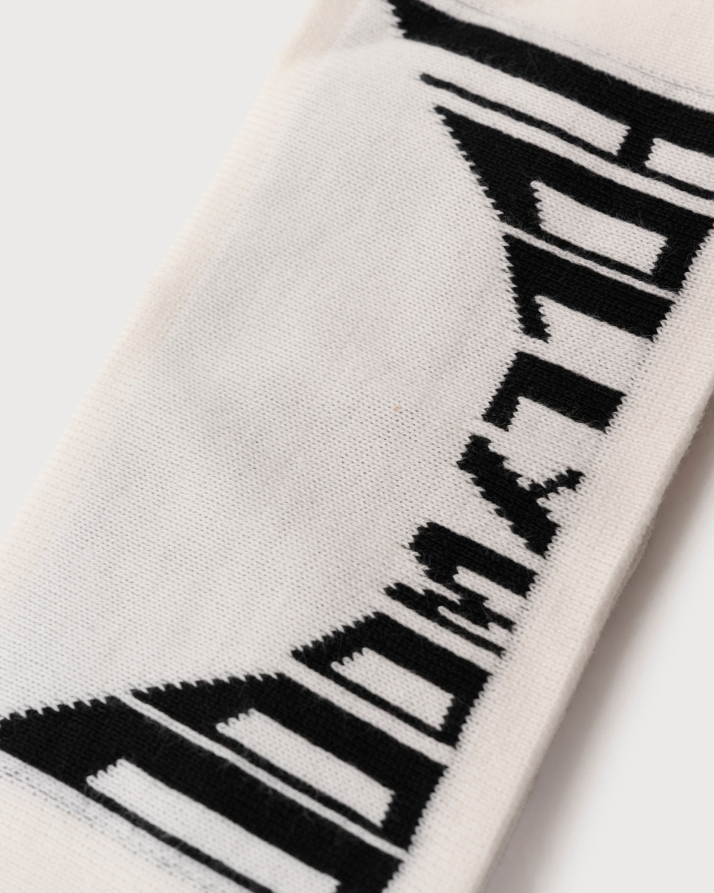 RICK OWENS DRKSHDW ПОВЯЗКА НА ГОЛОВУ С ЛОГОТИПОМ БЕЛАЯ DRKSHDW