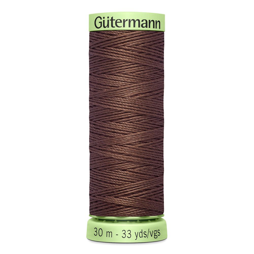 Нитки отделочные Gutermann Top Stitch 30 (30 метров), 5 кат. | 446 сигнальный коричневый