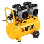 Аренда Компрессор безмасляный, малошумный DENZEL DLS 2200/50, 2200 Вт, 2x1100, 50 л, 380 л/мин