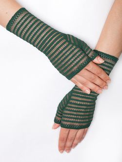 Митенки 0601-49 зеленый