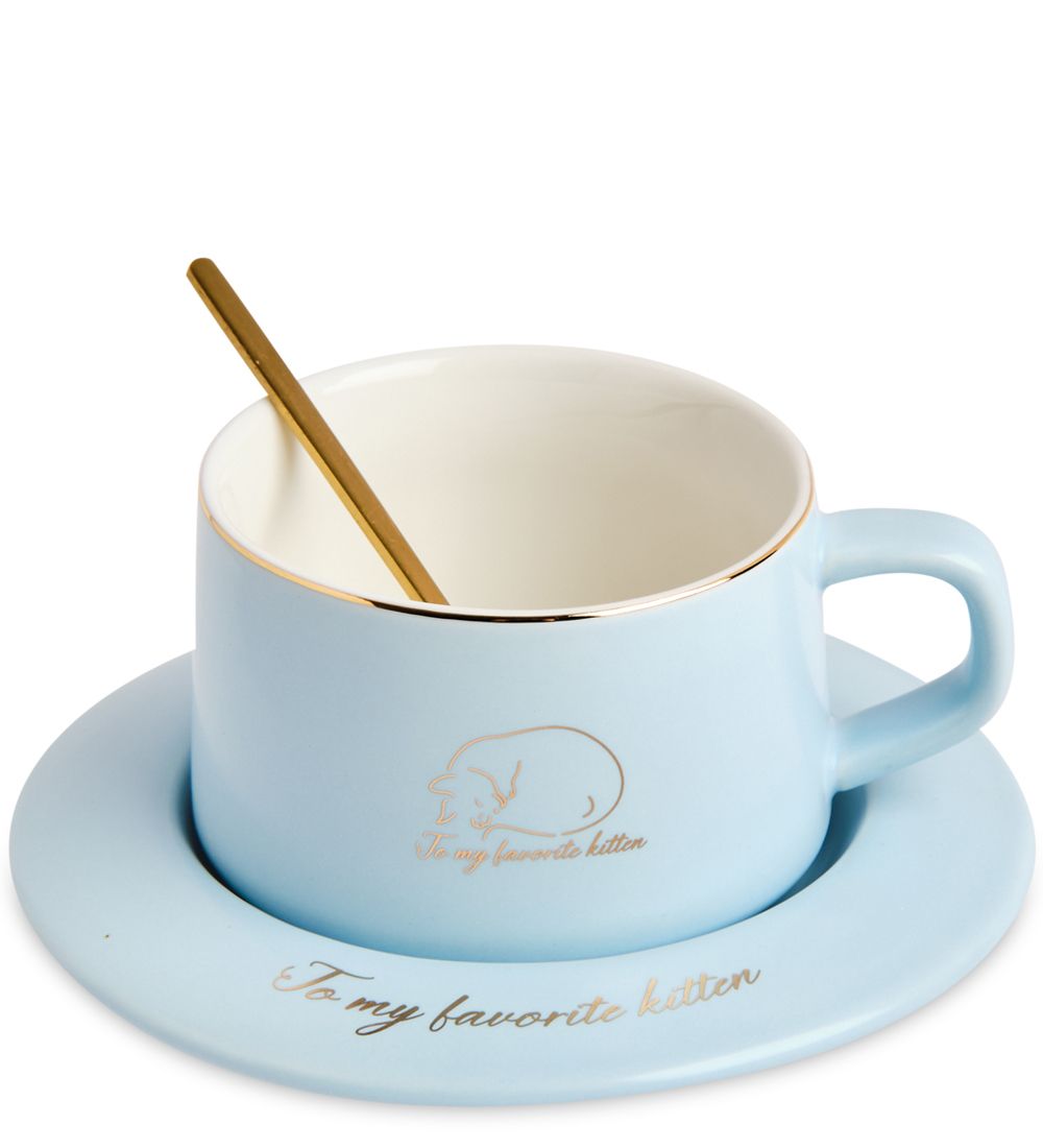 GAEM Art MUG-405/4 Чайная пара «Моей любимой кисуле»