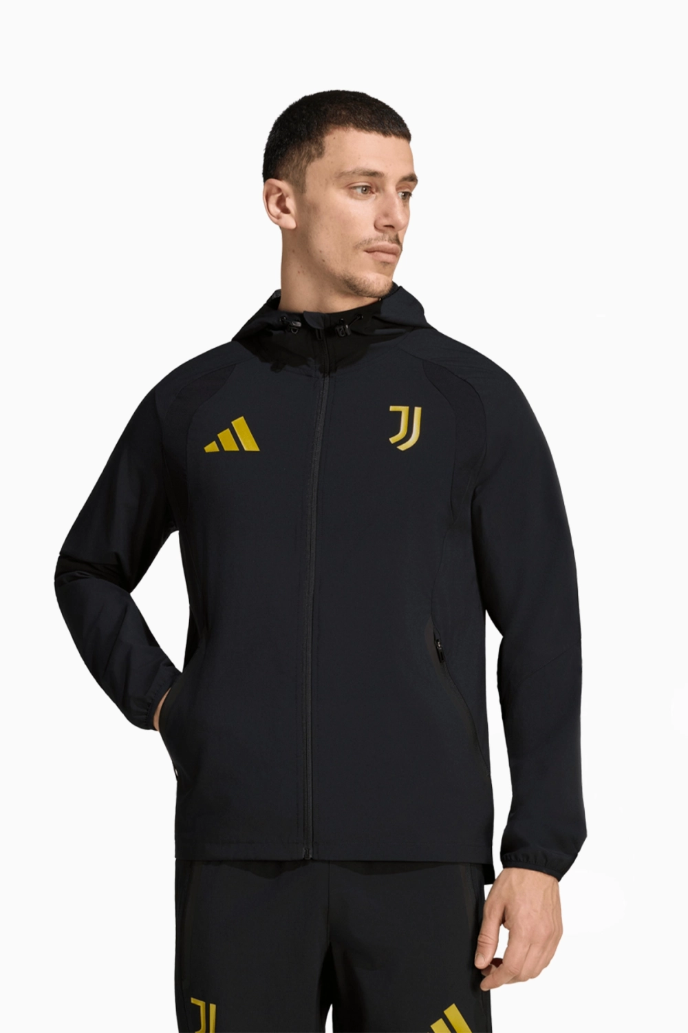 Ветровка adidas Juventus FC 26/27 Tiro Travel - черный