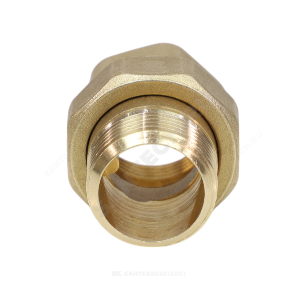 Соединитель латунь американка Ду 15 (1/2") прямой ВР/НР VALFEX VF.340.L.012