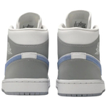 Air Jordan 1 Mid 'Wolf Grey Aluminum' Women's