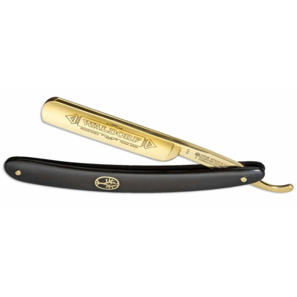 Опасная бритва Boker 140321 Waldorf 24 Karat Gold 5/8 - купить на официальном сайте по доступной цене с доставкой .