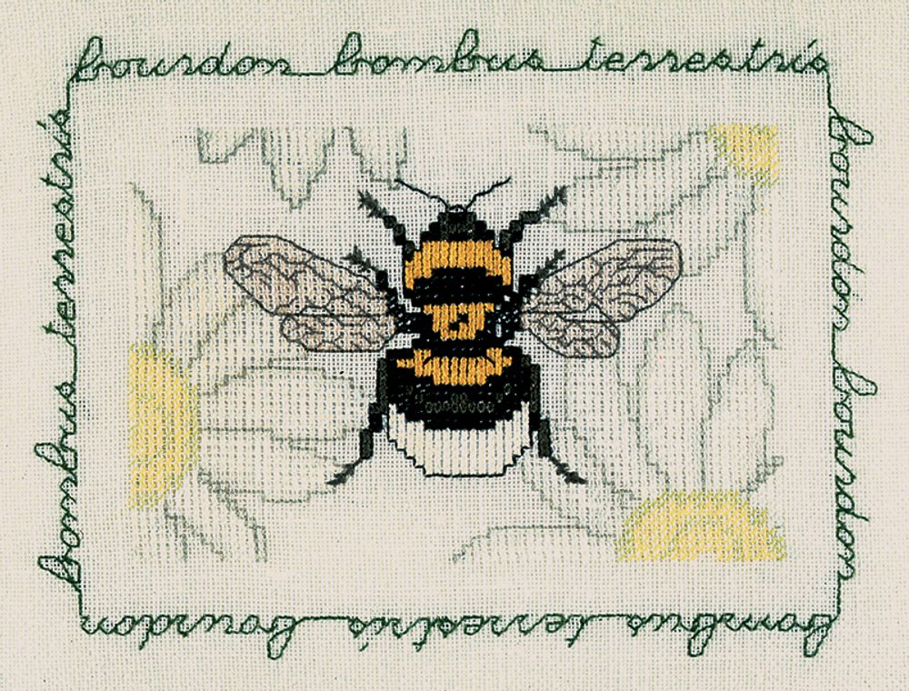 Набор для вышивания нитками Le Bonheur des Dames, Bourdon (Шмель), 16х12 см Набор для вышивания нитками Le Bonheur des Dames, Bourdon (Шмель), 16х12 см