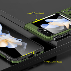 Чехол Safe Case с кольцом и защитой камеры для Samsung Galaxy Z Flip 6