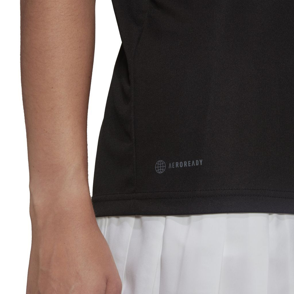 Женская теннисная футболка Adidas Padel Tee W - black