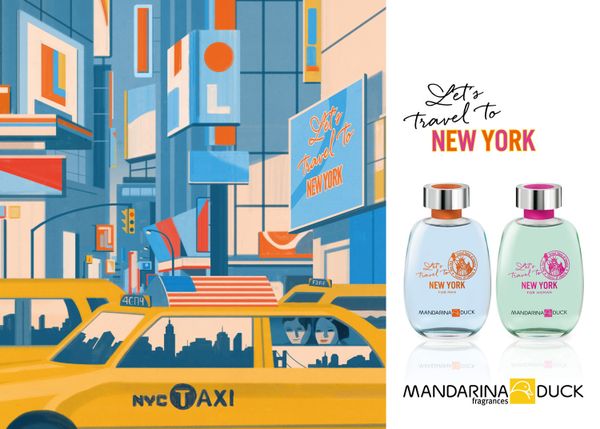 Mandarina Duck Let's Travel To New York For Woman