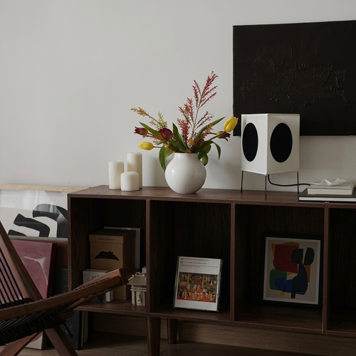 Настольный дизайнерский светильник Linen & Iron Square Ambient Lamp от PRINT:H