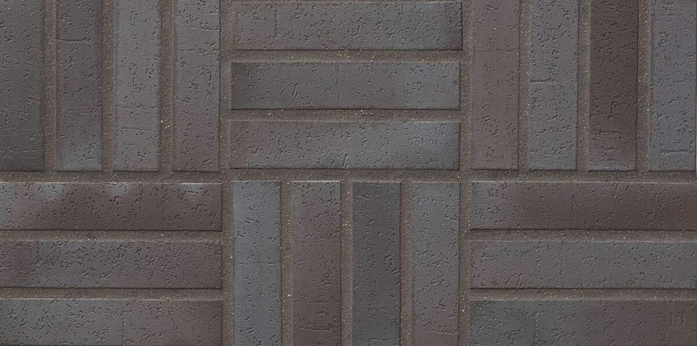 Stroeher, Spaltklinker, metallic schwarz - цвет 336, 240x52x15-new - Клинкерная тротуарная брусчатка