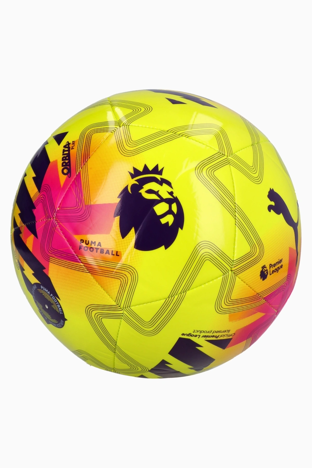 Футбольный мяч Puma Orbita Play Lights Premier League размер 5 - желтый
