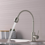 Смеситель для кухни 35k MIXLINE MLSS-0302 гибкий металлический излив
