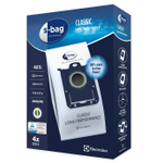 Мешки пылесборники cинтетические для пылесосов Electrolux E201S S-Bag, 4 шт