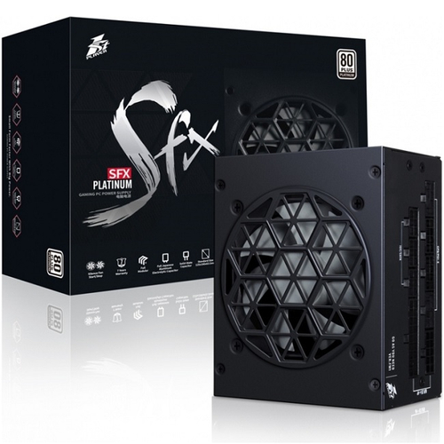 Блок питания 1STPLAYER 750W SFX Black, модульный, 16 Pin PCIe 5.0, 80 PLUS Platinum (PS-750SFX)