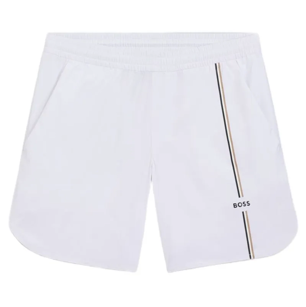Мужские теннисные шорты BOSS TOC Game 8 inch - white