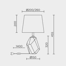 Настольный светильник MODELUX ML.6100.01TL