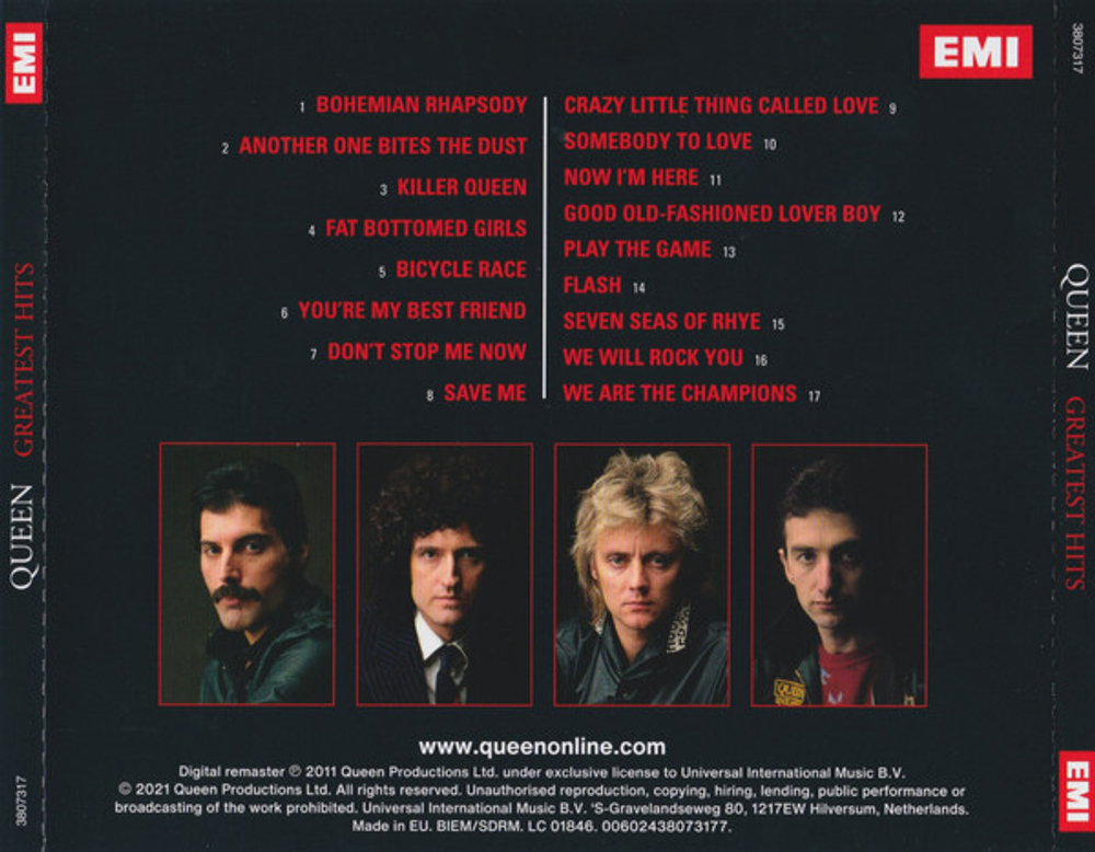 Queen — Greatest Hits (CD)