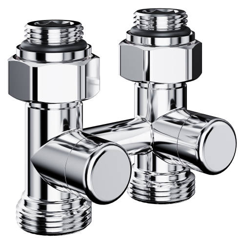 Узел нижнего подключения Royal Thermo Design прямой 1/2quot;х3/4quot;EK (хром)