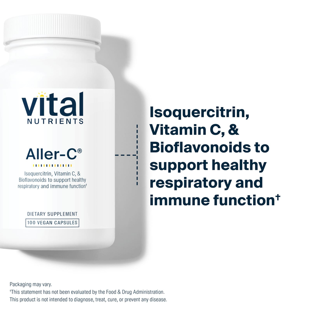 Vital Nutrients, Aller-C, 100 веганских капсул