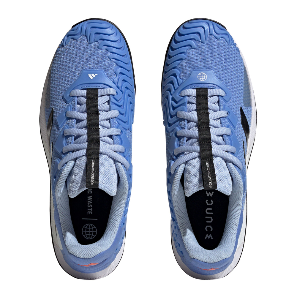 Мужские теннисные кроссовки adidas SoleMatch Control Clay Court Shoe Men - Light Blue, Black