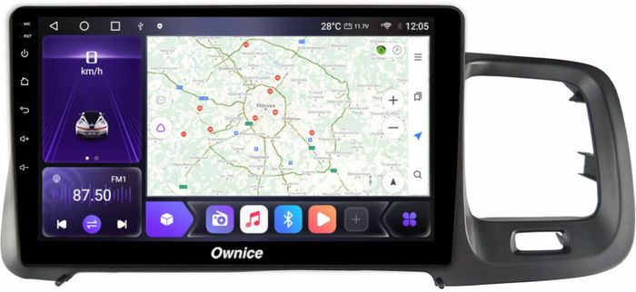 Магнитола для Volvo S60/V60 2010-2018 (штатный экран 7") - Kuberg SF-9002 QLed, Android 12, Быстрая, CarPlay, 4G SIM-слот