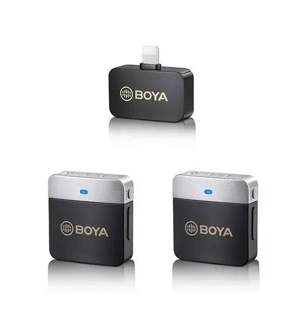 Беспроводная Стерео Радиосистема Boya BY-M1V6 (Lightning)