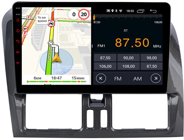 Магнитола для Volvo XC60 2008-2013 - Parafar PF189FHD на Android 13, CarPlay, 4G SIM-слот
