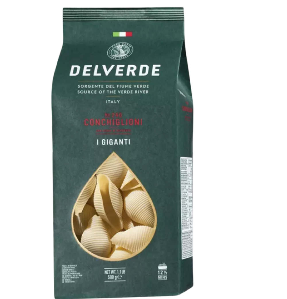 240 Del Verde Макаронные изделия Конкильони, 500г